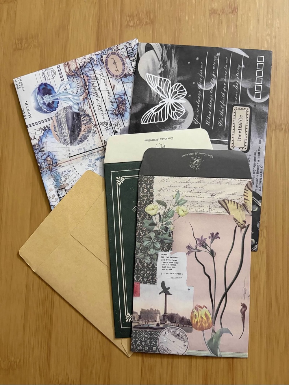 Junk Journal Paper Ephemera Lot Envelopes Collage Scrapbook Craft Supplies